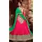Deep Pink Color Georgette Circular Style Occasional Wear Lehenga Choli | FH529780053