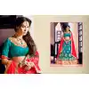 Embroidery Traditional Wear Lehenga Choli in Net and Aqua Blue Color | FH531780366