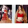 Embroidery Traditional Wear Lehenga Choli in Net and Red Color | FH531780367