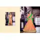 Embroidery Traditional Wear Lehenga Choli in Net and Orange Color | FH531780369
