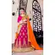 Embroidery Traditional Wear Lehenga Choli in Net and Deep Pink Color | FH531780372