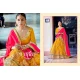 Embroidery Traditional Wear Lehenga Choli in Net and Yellow Color | FH531780373