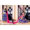 Embroidery Traditional Wear Lehenga Choli in Net and Blue Color | FH531780377