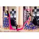 Embroidery Traditional Wear Lehenga Choli in Net and Blue Color | FH531780377