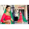 A Line Style Deep Pink Color Net Traditional Wear Lehenga Choli | FH531880378