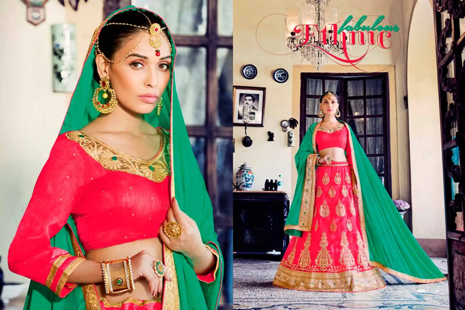 A Line Style Deep Pink Color Net Traditional Wear Lehenga Choli | FH531880378