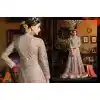 Mistyrose Color Net Long Pakistani Style Designer Lehenga Kameez | FH534980810