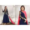 Blue Color Silk Anarkali Style Party Wear Churidar Suit | FH536280831