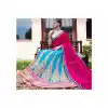 Circular Style Orange Color Net Crystals Stones Work Lehenga Choli | FH536880923