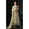 Aloe Vera Green Color Banarasi Silk Anarkali Style Chudidar Kameez | FH539081139