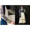 White Color Georgette Anarkali Style Churidar Kameez | FH539081142