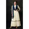 White Color Georgette Anarkali Style Churidar Kameez | FH539081142