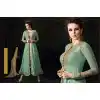 Beige Color Georgette A Line Style Churidar Kameez | FH539081146