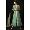 Beige Color Georgette A Line Style Churidar Kameez | FH539081146