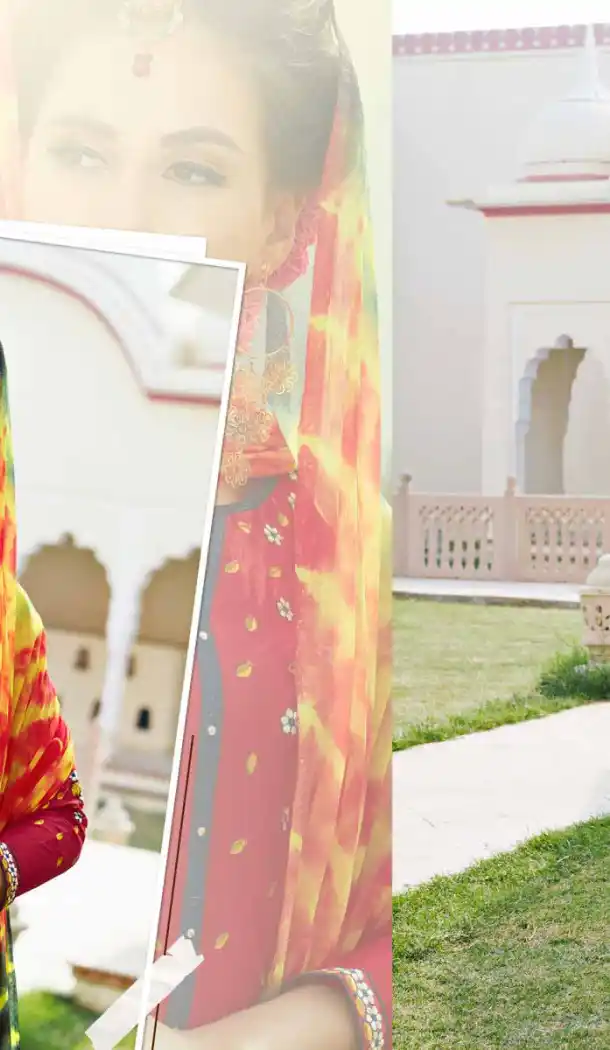 Crimson Color Cotton Straight Cut Casual Wear Punjabi Patiyala Dress | FH542081412