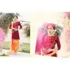 Maroon Color Cotton Straight Cut Casual Wear Punjabi Patiyala Dress | FH542081417