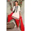 White Color Cotton Straight Cut Daily Wear Punjabi Patiyala Dresses | FH543681599