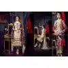 Beige Color Cotton Straight Cut Geometric Print Salwar Kameez | FH544181651