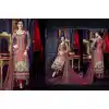 Salmon Color Cotton Straight Cut Geometric Print Salwar Kameez | FH544181658