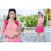 Deep Pink Color Georgette A-line Indo Western Style Tunic Top | FH545081729