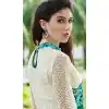 Emerald Color Georgette A-line Indo Western Style Tunic Top | FH545081730