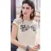 Off White Color Georgette A-line Indo Western Style Tunic Top | FH545081733