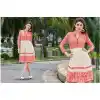 Off White Color Georgette A-line Indo Western Style Tunic Top | FH545081740