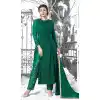 Bollywood Actress Ayesha Takia Achkan Style Salwar Kameez in Bottle Green | FH545181747