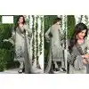 Geometric Print Crepe Silk Dove Color Straight Cut Casual Churidar Dresses | FH546081838