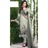Geometric Print Crepe Silk Dove Color Straight Cut Casual Churidar Dresses | FH546081838