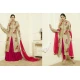 Tan Brown Color Cotton Achkan Style Lehenga Suit | FH546181840