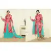 Salmon Color Cotton Achkan Style Lehenga Suit | FH546181841