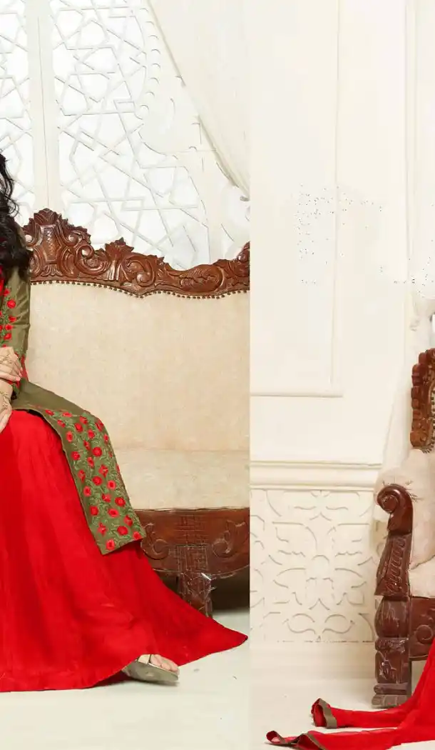 Tan Brown Color Cotton Achkan Style Evening Wear Churidar Suit | FH546181848