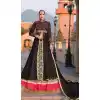 Black Color Georgette Latest Pakistan Fashion Designer Lehenga Kameez | FH548482144