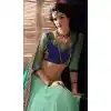 Turquoise Color Georgette Designer Wear Style Saris Blouse | FH548982205