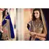 Blue Color Georgette Designer Wear Style Saris Blouse | FH548982206