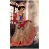 Red Color Georgette Designer Wear Style Saris Blouse | FH548982207