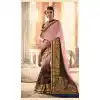 Salmon Color Georgette Designer Wear Style Saris Blouse | FH548982208