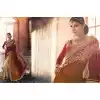 Maroon Color Georgette Designer Wear Style Saris Blouse | FH548982212