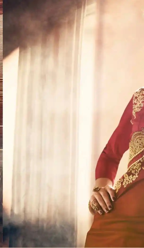 Maroon Color Georgette Designer Wear Style Saris Blouse | FH548982212