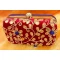 Red Color Hand Embroidery Clutch Bags Online | FH10341391