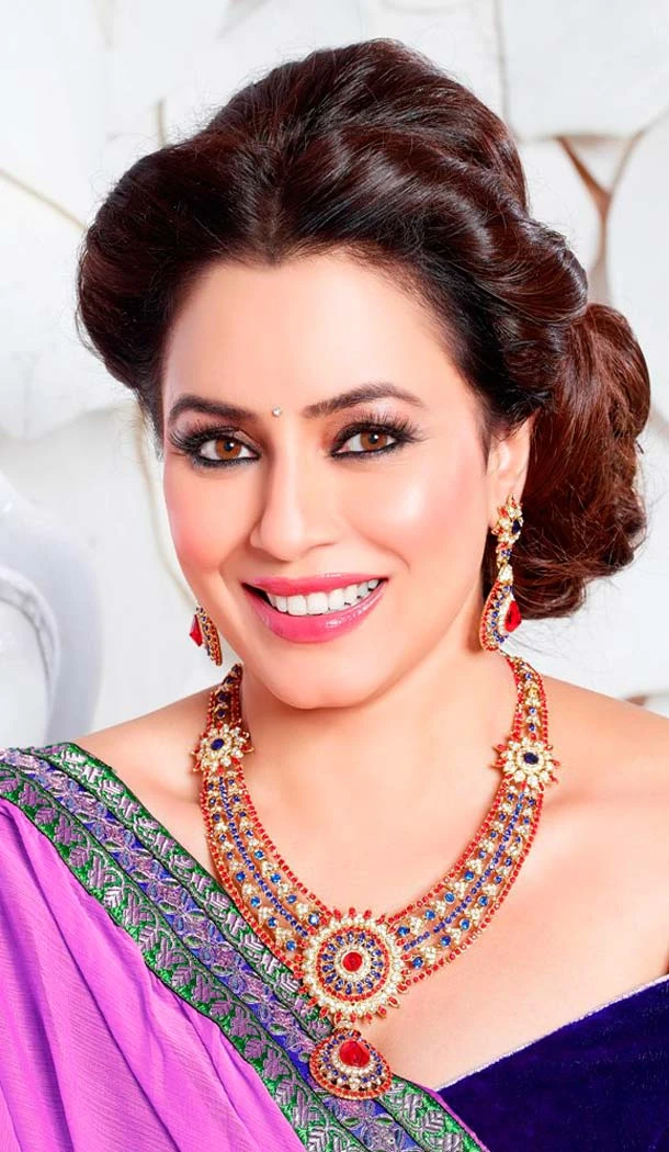 Women Orange Pink Color Fashion Necklace Set | FH551211322676