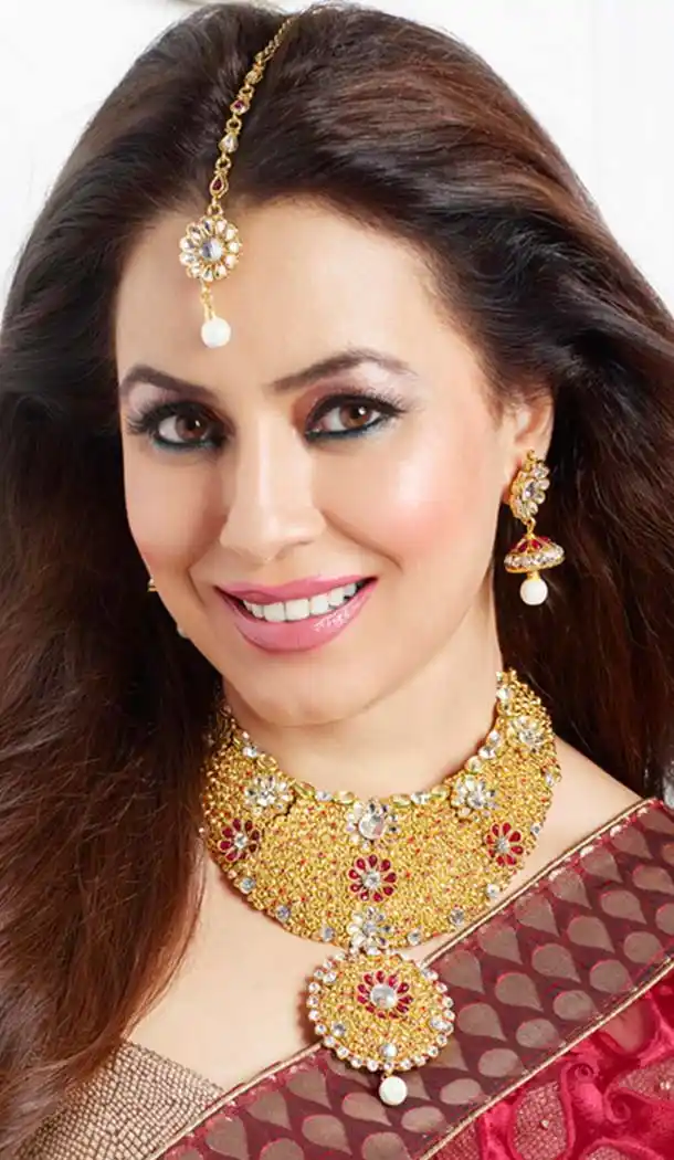 Women Golden Color Alloy Fashion Necklace Set | FH551311332694