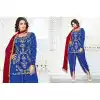 Pakistani Designer Blue Color Crepe Silk Anarkali Patiyala Suit | FH553382739
