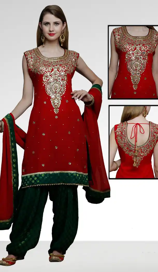 Premium Quality Designer Wear Straight Cut Narrow Pants Suit in Red Color | FH554882906