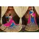 Azure Blue Color Silk Circular Style Indian Traditional Wear Lehenga Choli | FH555883005