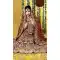 Bridal Indian Wedding Lehenga Choli in Maroon Color Net with Circular Style | FH558683329