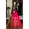 Deep Pink Color Digital Print Long Pakistani Eid Festive Salwar Kameez | FH562883815