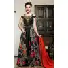Black Color Silk Digital Print Long Pakistani Eid Festive Salwar Kameez | FH562883817