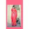 Pink Color Dupioni Raw Silk Designer Sari blouse | FH563083838